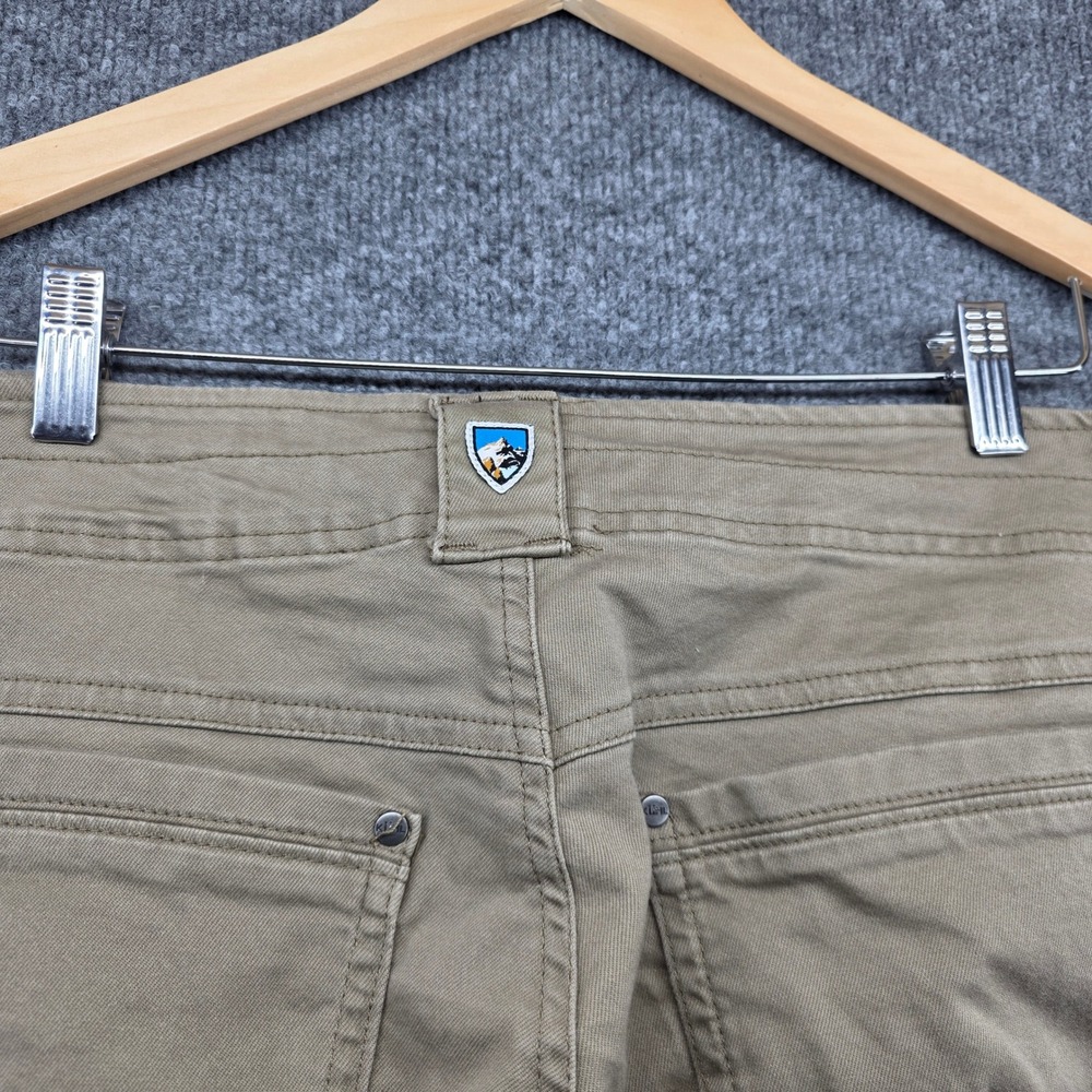 Kuhl Revolt Mens 34x32 Tan Utility Hiking Pants Stretch Moisture Wicking Khaki - Picture 7 of 14